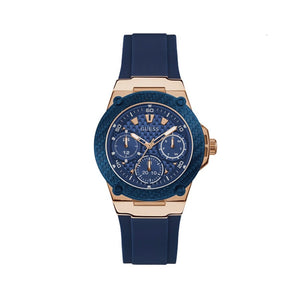 Guess Zena Blue Dial Blue Silicone Strap Watch For Women - W1094L2 Buy Now By Guess