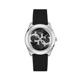 Guess G-Twist Quartz Black Dial Black Silicone Strap Watch For Men - W0911L8 Buy Now By Guess