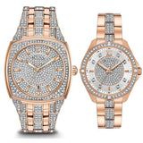 Bulova Phantom Crystal Silver Dial Two Tone Steel Strap Watch for Men - 98B324 Buy Now By Bulova