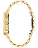 Bulova Crystal Collection Octova White Dial Gold Steel Strap Watch for Men - 98C126 Buy Now By Bulova