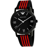 Emporio Armani Kappa Black Dial Two Tone NATO Strap Watch For Men - AR11015 Buy Now By Emporio Armani