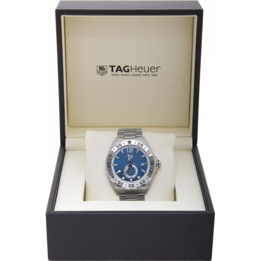 Tag Heuer Formula 1 Calibre 6 Automatic Blue Dial Silver Steel Strap Watch for Men - WAZ2014.BA0842
