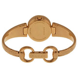 Gucci Guccissima Collection Quartz Black Dial Rose Gold Steel Strap Watch For Women - YA134509 Buy Now By Gucci