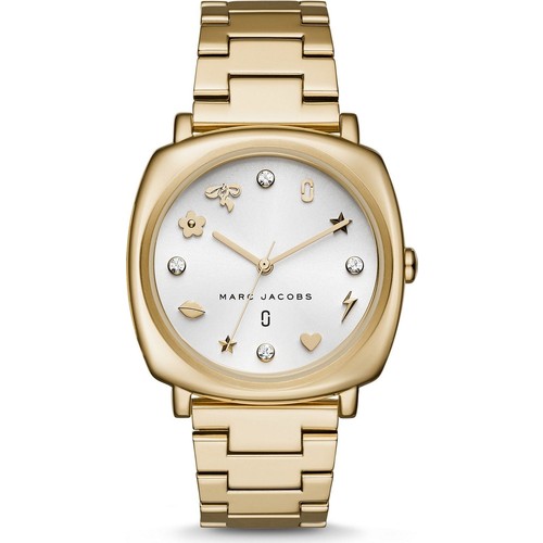 Marc Jacobs Mandy White Dial Gold Steel Strap Watch for Women - MJ3573 Buy Now By Marc Jacobs