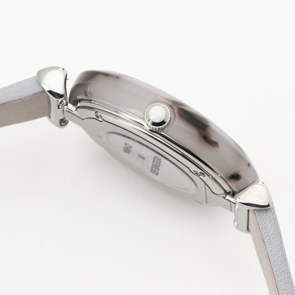 Emporio Armani White Dial Light Blue Leather Strap Watch For Women - AR11002 Buy Now By Emporio Armani