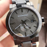 Burberry The City Black Dial Black Steel Strap Watch for Men - BU9902 Buy Now By Burberry