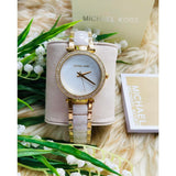 Michael Kors Parker Mother of Pearl Dial Two Tone Steel Strap Watch for Women - MK6400 Buy Now By Michael Kors