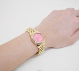 Michael Kors Lexington Quartz Orange Dial Gold Steel Strap Watch For Women - MK3284 Buy Now By Michael Kors