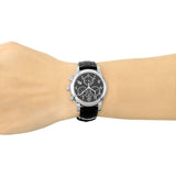 Tissot Dressport Chronograph Black Dial Black Leather Strap Watch for Women - T050.217.17.057.00 Buy Now By Tissot