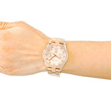 Marc Jacobs Henry Chronograph Rose Gold Dial Rose Gold Steel Strap Watch for Women - MBM3118 Buy Now By Marc Jacobs