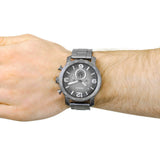 Fossil Nate Chronograph Gunmetal Dial Grey Steel Strap Watch for Men - JR1437 Buy Now By Fossil