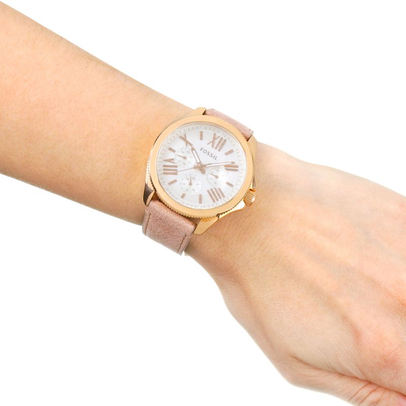 Fossil Cecile White Dial Beige Leather Strap Watch for Women - AM4532 Buy Now By Fossil