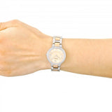 Fossil Virginia Rose Gold Dial Two Tone Steel Strap Watch for Women - ES3405 Buy Now By Fossil