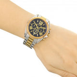 Michael Kors Bradshaw Blue Dial Two Tone Steel Strap Watch for Women - MK5976 Buy Now By Michael Kors