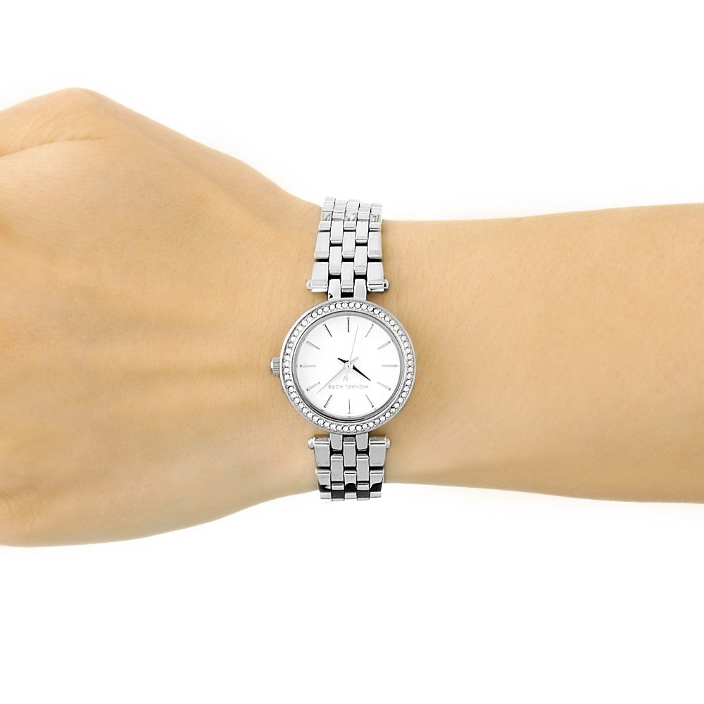Michael Kors Darci Silver Dial Silver Steel Strap Watch for Women - MK3294 Buy Now By Michael Kors
