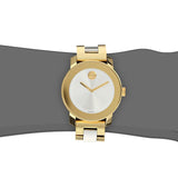 Movado Bold Silver Dial Two Tone Steel Strap Watch for Women - 3600129 Buy Now By Movado