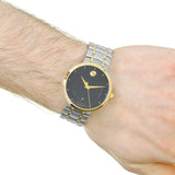 Movado 1881 Automatic Black Dial Two Tone Steel Strap Watch For Men - 0606916 Buy Now By Movado