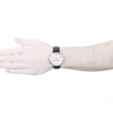 Fossil Buchanan Chronograph Silver Dial Black Leather Strap Watch for Men - FS5102 Buy Now By Fossil