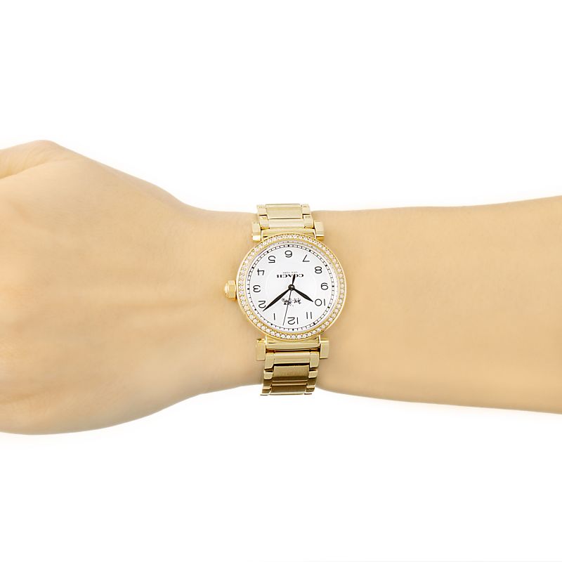 Coach Madison White Dial Gold Steel Strap Watch for Women - 14502397 Buy Now By Coach