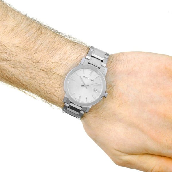 Burberry The City White Dial Silver Steel Strap Watch for Women - BU9100 Buy Now By Burberry