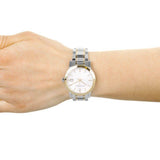 Burberry The City White Dial Two Tone Steel Strap Watch for Women - BU9115 Buy Now By Burberry