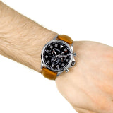 Michael Kors Gage Chronograph Quartz Black Dial Brown Leather Strap Watch For Men - MK8333 Buy Now By Michael Kors