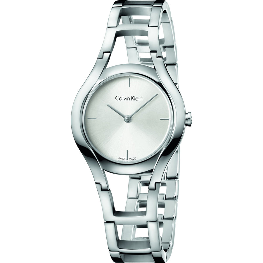 Calvin Klein Class White Dial Silver Steel Strap Watch for Women - K6R23126 Buy Now By Calvin Klein