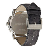 Burberry The City Grey Dial Black Leather Strap Watch for Men - BU9362 Buy Now By Burberry