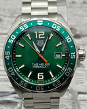 Tag Heuer Formula 1 Quartz Green Dial Silver Steel Strap Watch for Men - WAZ1017.BA0842 Buy Now By Tag Heuer