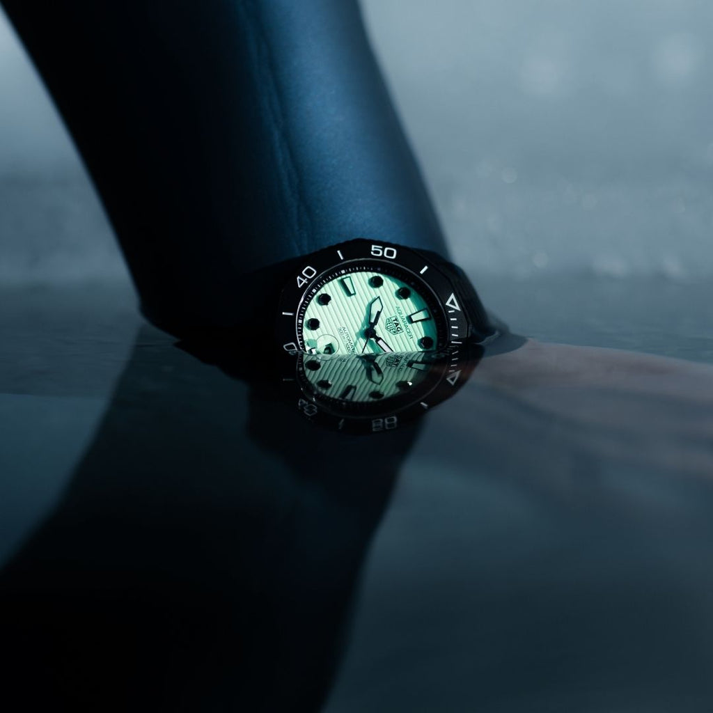 Tag Heuer Aquaracer Professional 300 Automatic White Dial Black Rubber Strap Watch for Men - WBP201D.FT6197 Buy Now By Tag Heuer