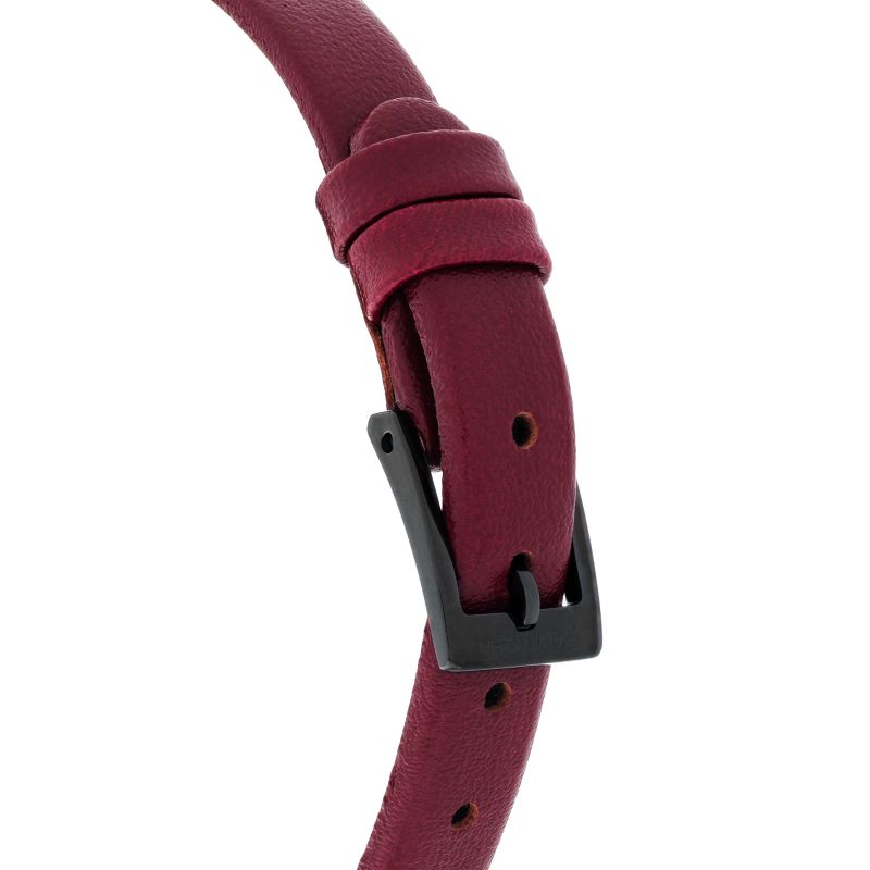 Calvin Klein Rebel Red Black Dial Red Leather Strap Watch for Women - K8P237U1 Buy Now By Calvin Klein