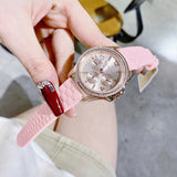 Michael Kors Mini Pilot Quartz Rose Gold Dial Pink Silicone Strap Watch For Women - MK7375 Buy Now By Michael Kors