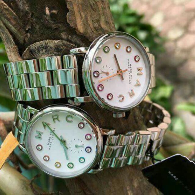 Marc Jacobs Baker Dexter White Dial Silver Steel Strap Watch for Women - MBM3423 Buy Now By Marc Jacobs