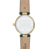 Coach Park Analog Green Dial Green Leather Strap Watch for Women - 14503534 Buy Now By Coach