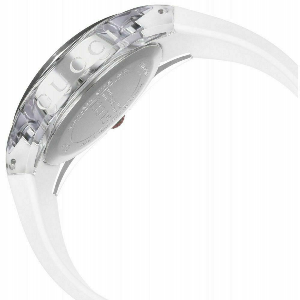 Gucci Sync XXL White Dial White Rubber Strap Watch For Men - YA137102 Buy Now By Gucci