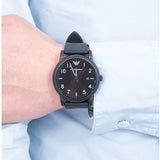 Emporio Armani Luigi Quartz Black Dial Black Silicon Strap Watch For Men - AR11071 Buy Now By Emporio Armani