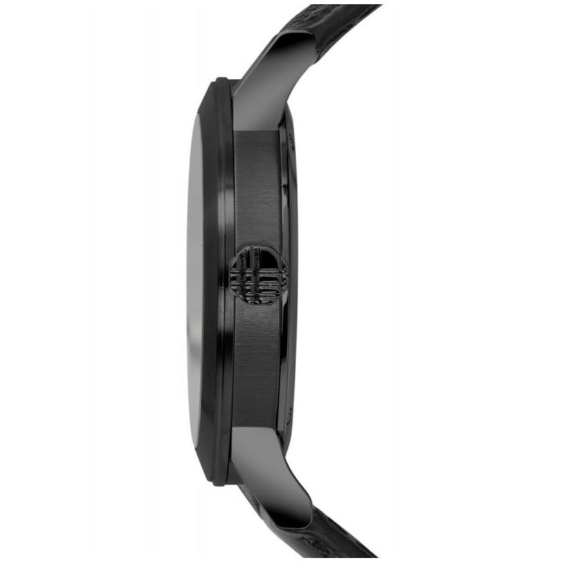 Burberry The City Black Dial Black Leather Strap Watch for Men - BU9906 Buy Now By Burberry