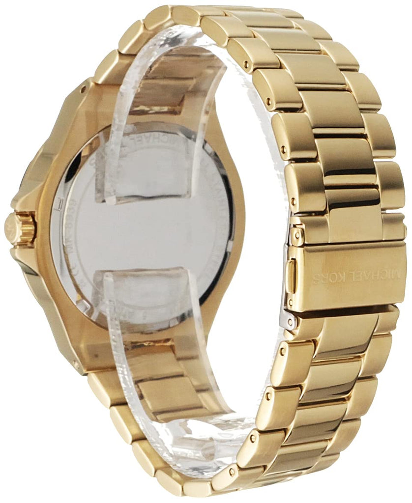 Michael Kors Lennox Three-Hand Quartz Gold Dial Gold Steel Strap Watch For Men - MK8939 Buy Now By Michael Kors