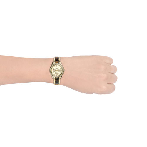 Fossil Stella Multifunction Gold Dial Two Tone Steel Strap Watch for Women - ES4756 Buy Now By Fossil