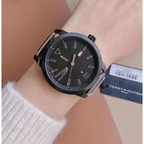Tommy Hilfiger Sneaker Quartz Black Dial Two Tone Steel Strap Watch for Men - 1791619 Buy Now By Tommy Hilfiger