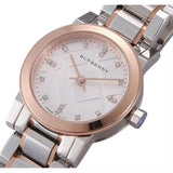 Burberry The City Silver Dial Two Tone Steel Strap Watch for Women - BU9214 Buy Now By Burberry