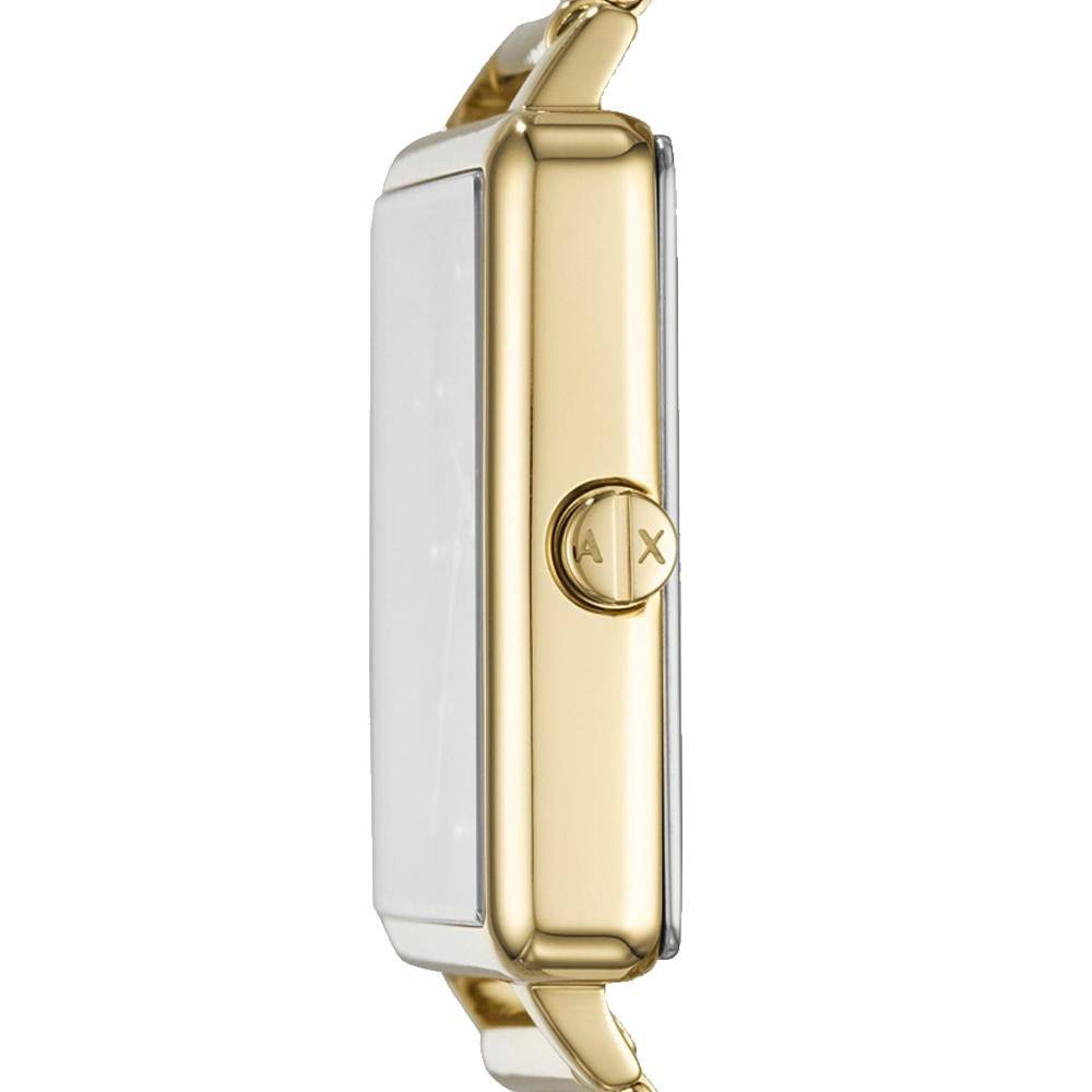 Armani Exchange Lola Quartz Gold Dial Gold Mesh Strap Watch For Women - AX5801 Buy Now By Armani Exchange