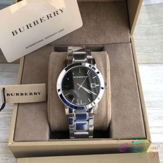 Burberry The City Black Dial Silver Stainless Steel Strap Watch for Women - BU9001 Buy Now By Burberry