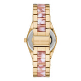 Michael Kors Channing Quartz Mother of Pearl Pink Dial Two Tone Steel Strap Watch For Women - MK6650 Buy Now By Michael Kors
