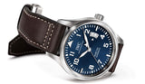 IWC Pilots Watch Mark XVII Edition Le Petit Prince Blue Dial Brown Leather Strap Watch for Men - IW326506 Buy Now By IWC