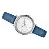 Michael Kors Cinthia Mother of Pearl Dial Blue Leather Strap Watch for Women - MK2661 Buy Now By Michael Kors