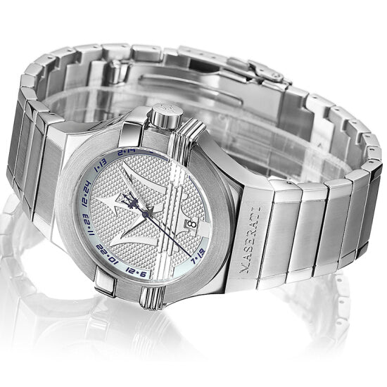 Maserati Potenza Silver Dial Silver Steel Strap Watch For Men - R8853108002 Buy Now By Maserati