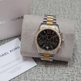 Michael Kors Lexington Chronograph Green Dial Two Tone Steel Strap Watch For Women - MK7303 Buy Now By Michael Kors