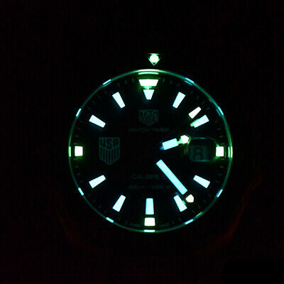 Tag Heuer Aquaracer Automatic Match Timer Black Dial Silver Steel Strap Watch for Men - WAY201G.BA0927 Buy Now By Tag Heuer