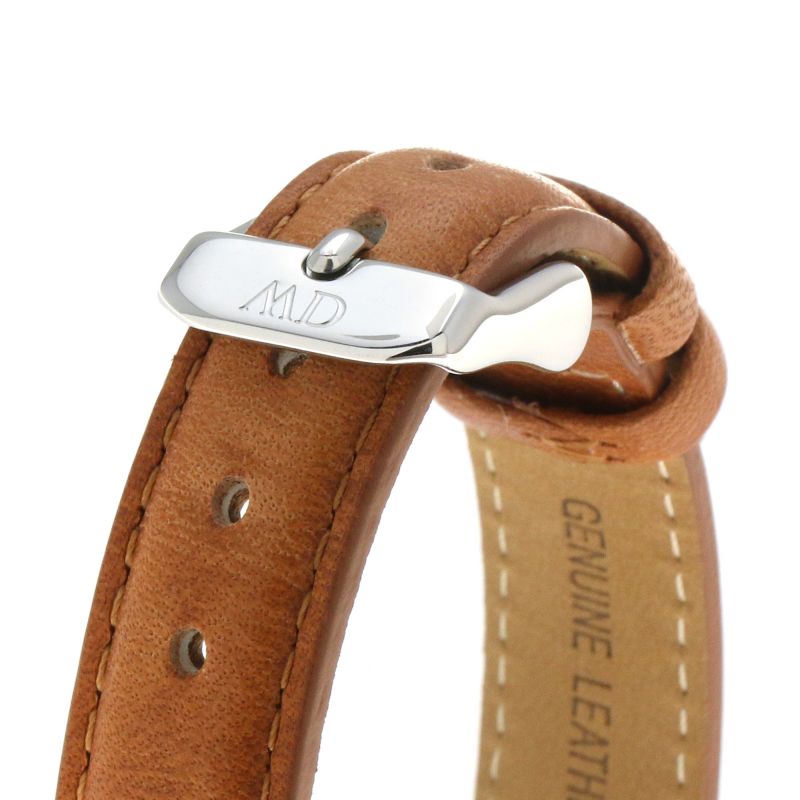 Daniel Wellington Petite Sterling Black Dial Brown Leather Strap Watch For Women - DW00100178 Buy Now By Daniel Wellington